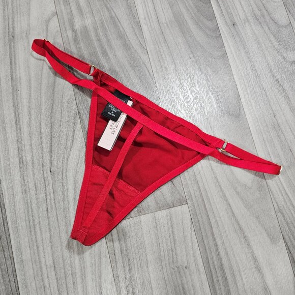Victoria's Secret VERY SEXY Red VS Archives Satin Corset and Panty Set Size M - Picture 4 of 10